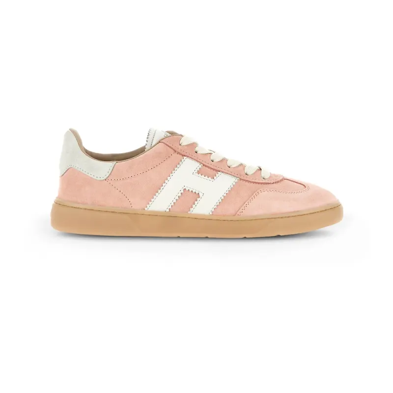 Hogan, Skor, Dam, 37 EU, Läder, Rosa Sneakers Cool Stil