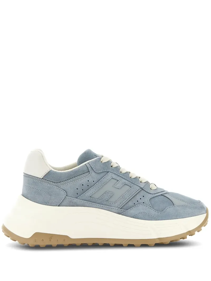 Hogan sneakers med logotyp - Blå