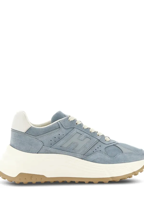 Hogan sneakers med logotyp - Blå