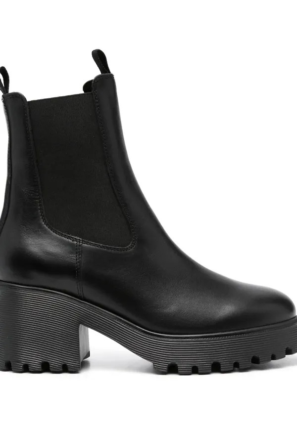 Hogan stövletter i slip on-modell - Svart