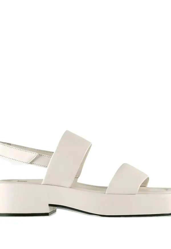 Hogl Lola slingback-sandaler med blockklack - Vit