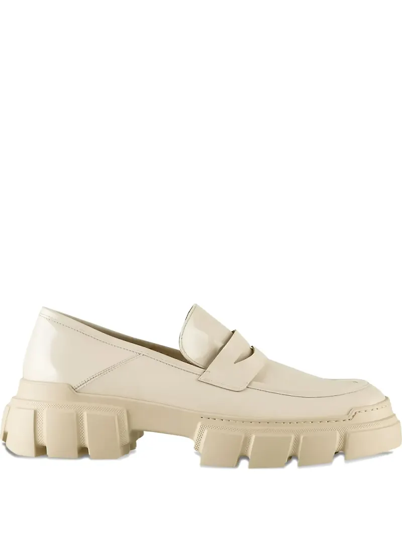 Hogl Vince loafers med grov sula - Neutral