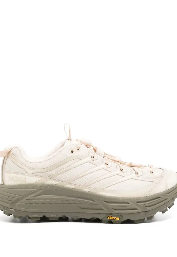 HOKA Mafate Three2 sneakers med panel - Neutral