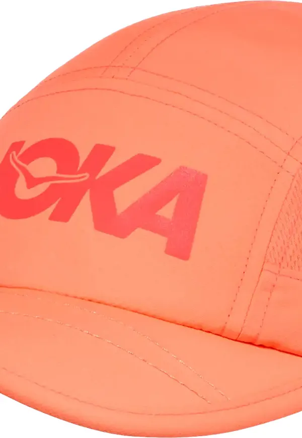 Hoka Run Hat Neon Cantaloupe