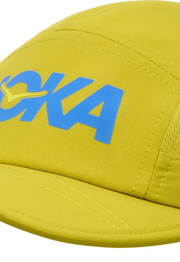 Hoka Run Hat Pea Green
