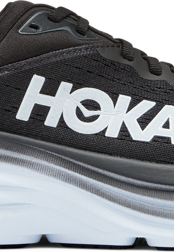 Hoka Women's Bondi 8 Black / White