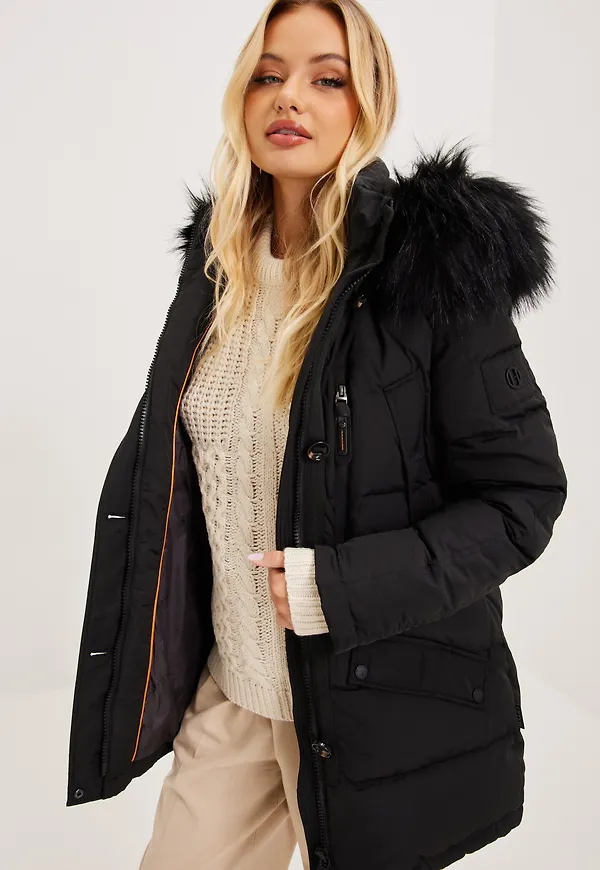 Hollies - Dunjackor - Black/Black - Wilma - Jackor - Down jackets