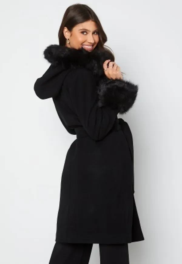 Hollies Camilla Coat Black/Black 36