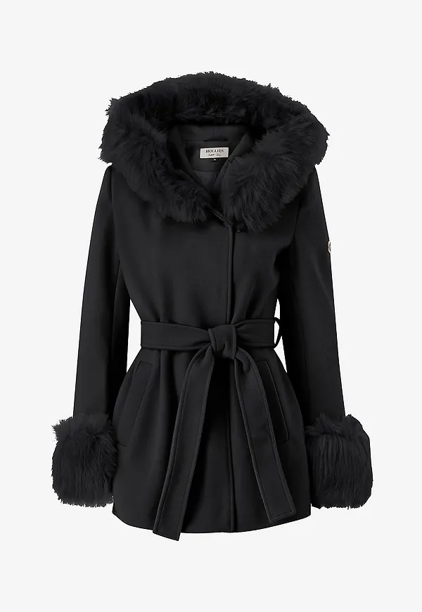 Hollies - Jacka Olivia Cuff - Svart