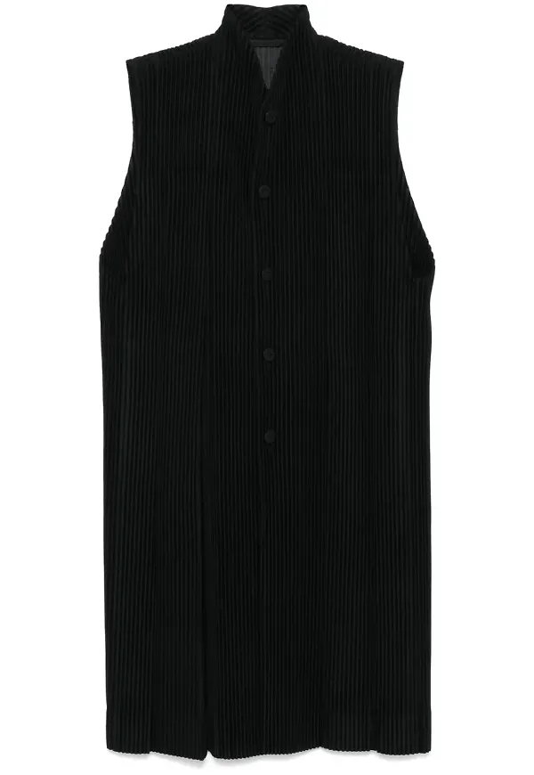 Homme Plissé Issey Miyake Tucked linne - Svart