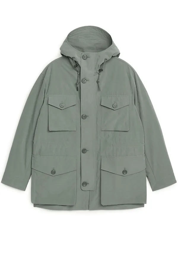 Hooded 2-in-1 Jacket - Green