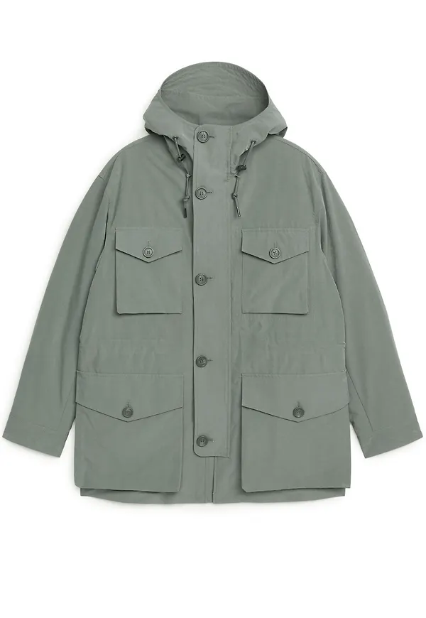 Hooded 2-in-1 Jacket - Green