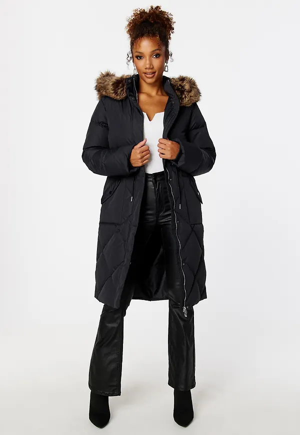 Hooded Long Down Jacket