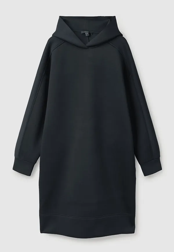 HOODED SWEATSHIRT DRESS