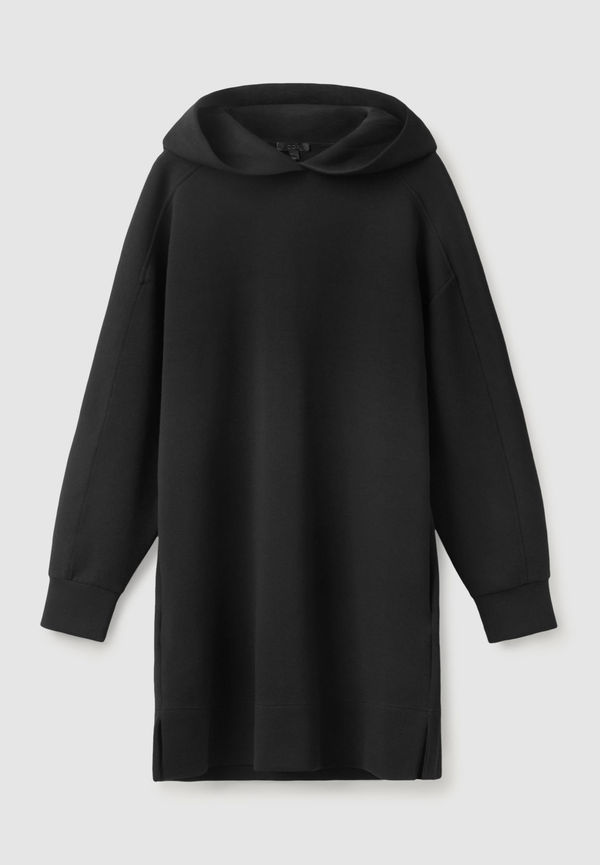HOODED SWEATSHIRT DRESS