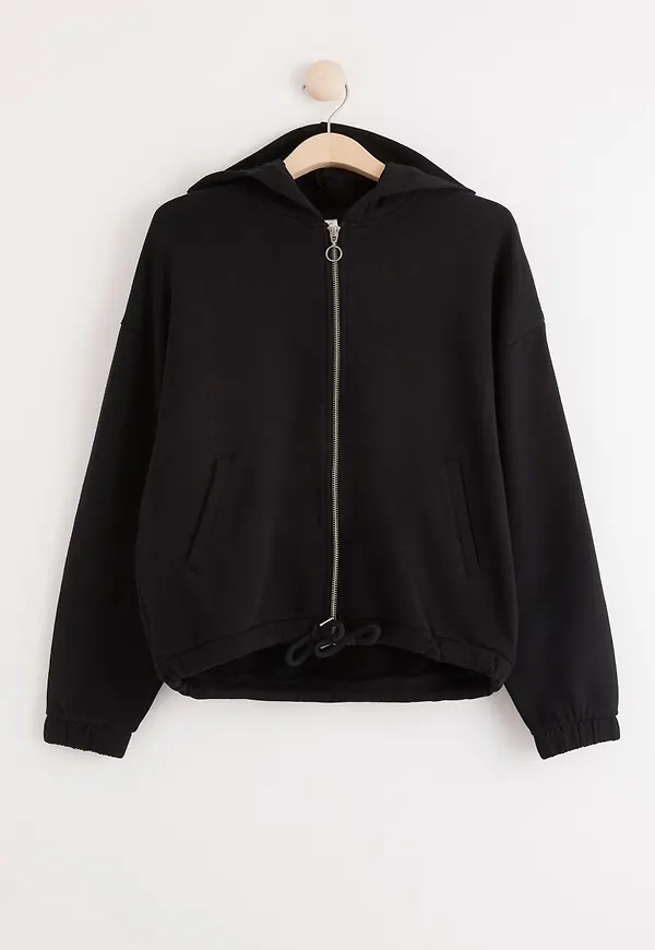 Hoodie med dragkedja