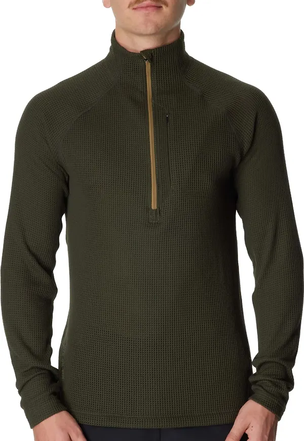 Houdini Men's Pace Flow Half Zip Green Illusion