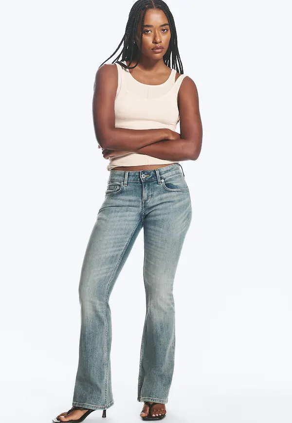 Hour Low Rise Skinny Bootcut Jeans