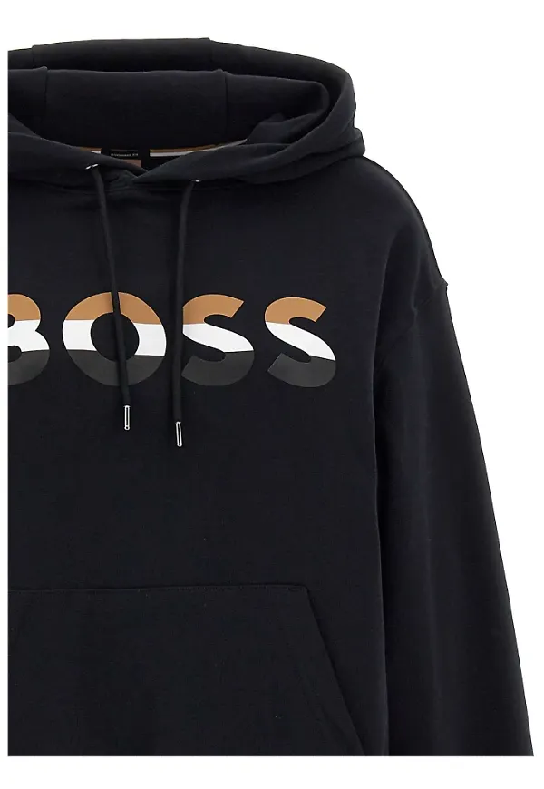 Hugo Boss Huvtröja Svart, Dam