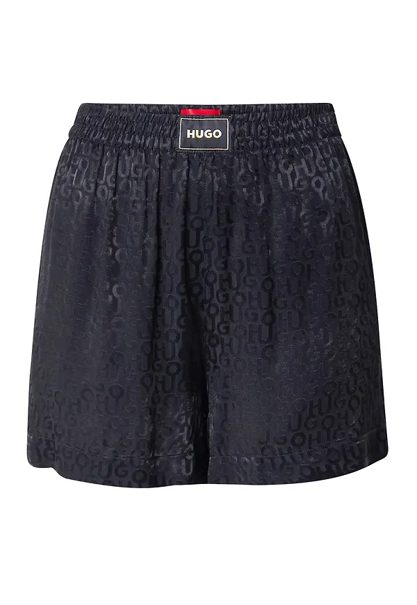 HUGO Pyjamasbyxa 'SATINOIR' svart