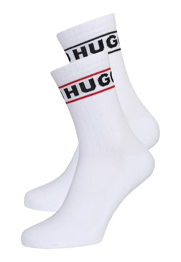 HUGO Sockor röd / svart / vit