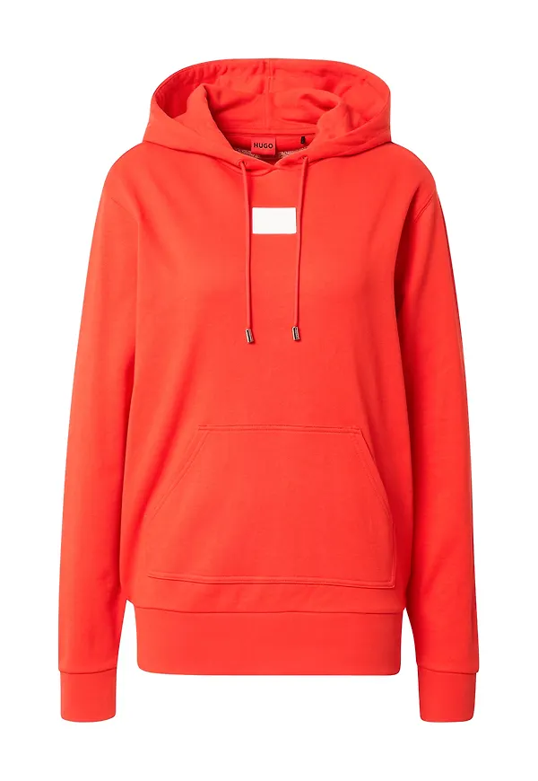 HUGO Sweatshirt 'Dasweater' röd / vit