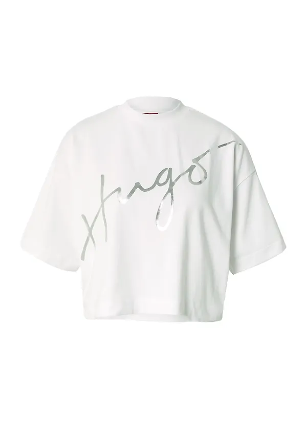 HUGO T-shirt silver / vit