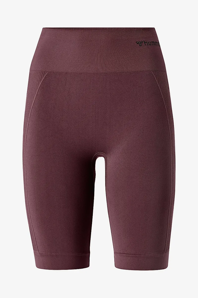 Hummel - Cykelbyxor hmlTif Seamless Cycling Shorts - Lila