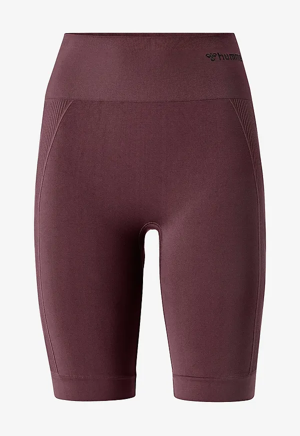 Hummel - Cykelbyxor hmlTif Seamless Cycling Shorts - Lila