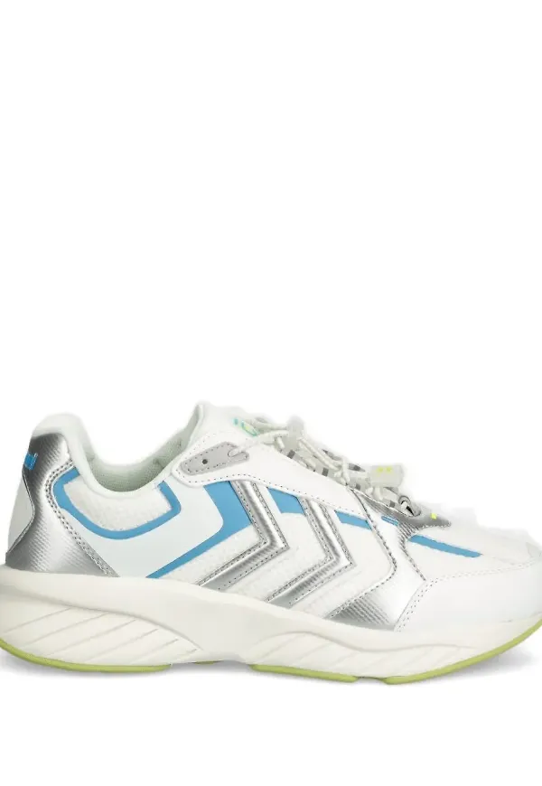 Hummel Reach LX 6000 SV chevronmönstrade sneakers - Vit