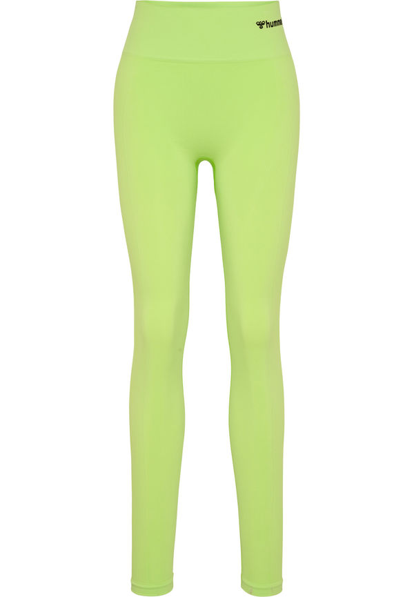 Hummel Seamless Tights, Träningstights i storlek S och färg Grön
