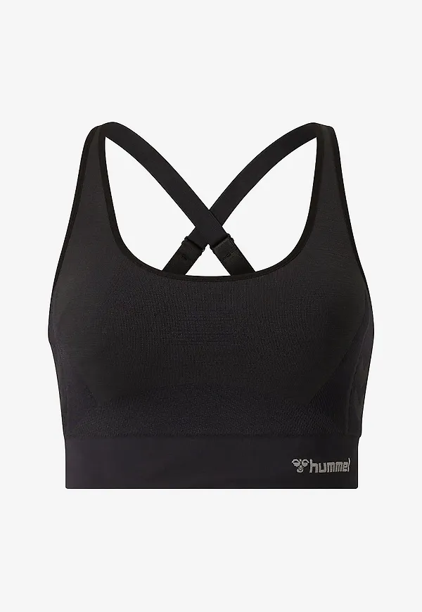 Hummel - Sport-bh hmlClea Seamless Sports Top - Svart