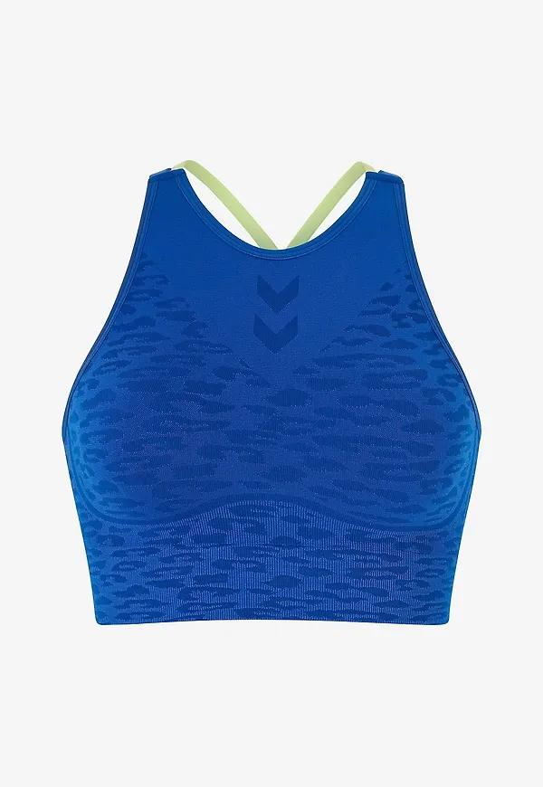 Hummel - Sport-bh hmlMT Leo Seamless Sports Bra - Blå