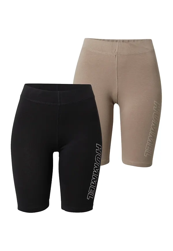 Hummel Sportbyxa 'MAJA' brun / svart / vit