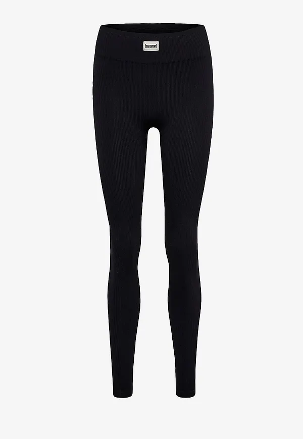 Hummel - Träningstights hmlPulse Seamless Rib MW - Svart