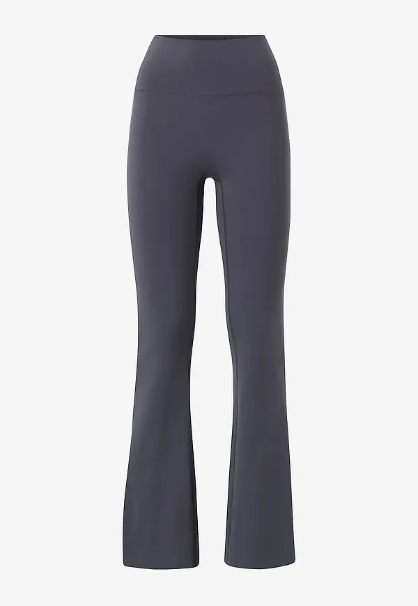 Hummel - Träningstights Hmlyoga High Waist Flare W Tights - Blå