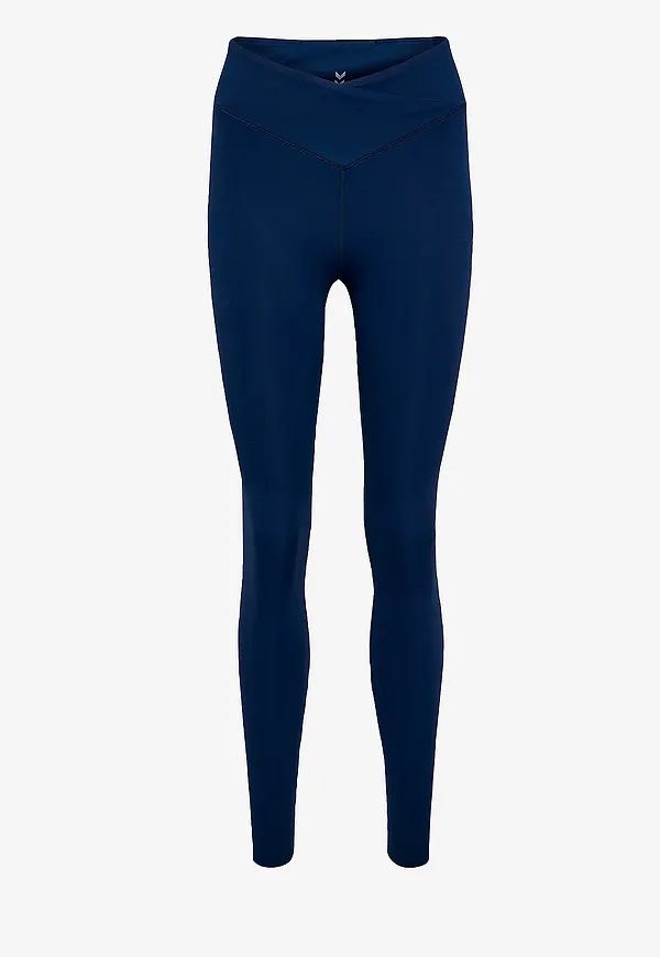 Hummel - Träningstights hmlYoga Wrap High Waist - Blå