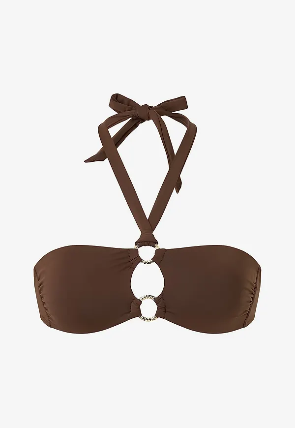 Hunkemöller - Bikini-bh Madrid Croptop - Brun