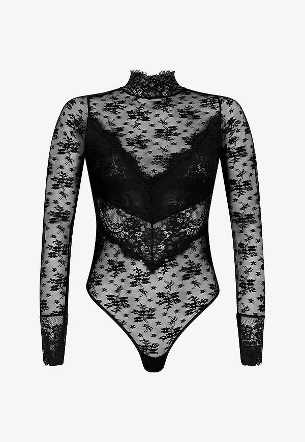Hunkemöller - Body Jude LS Body - Svart
