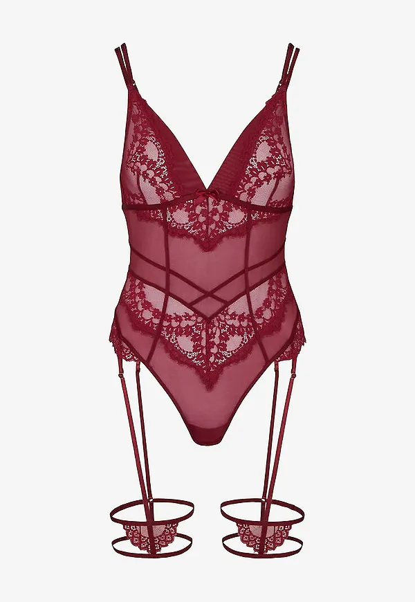 Hunkemöller - Body Krystle Whs Body - Röd