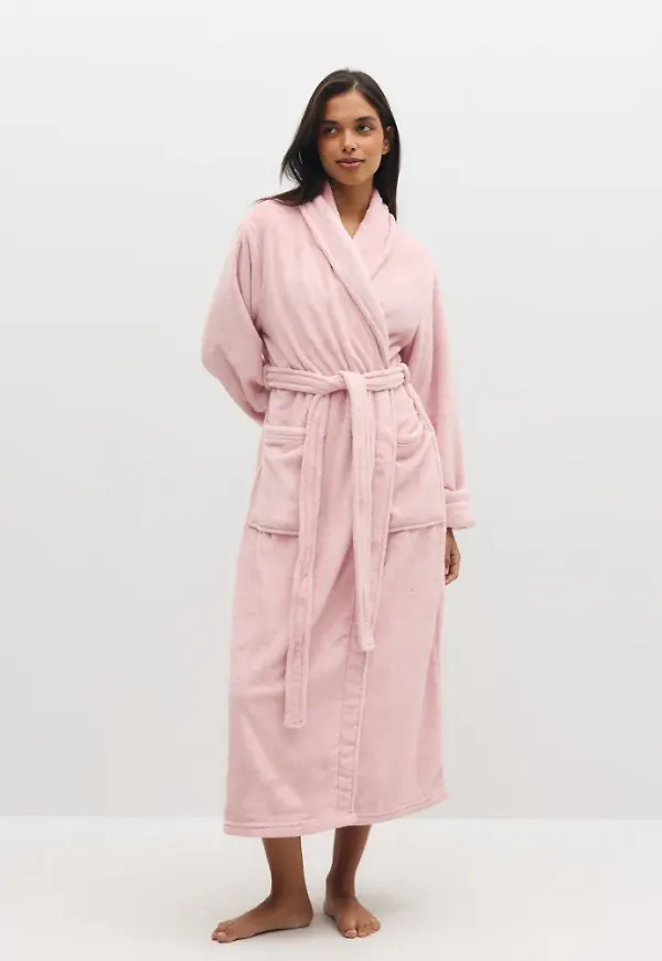 Hunkemöller - Rosa - Robe Long Soft Fleece