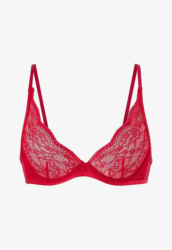 Hunkemöller - Spets-bh Isabelle UP - Röd