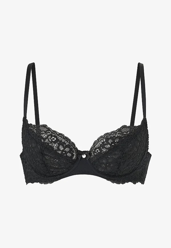 Hunkemöller - Spets-bh Marine uf - Svart