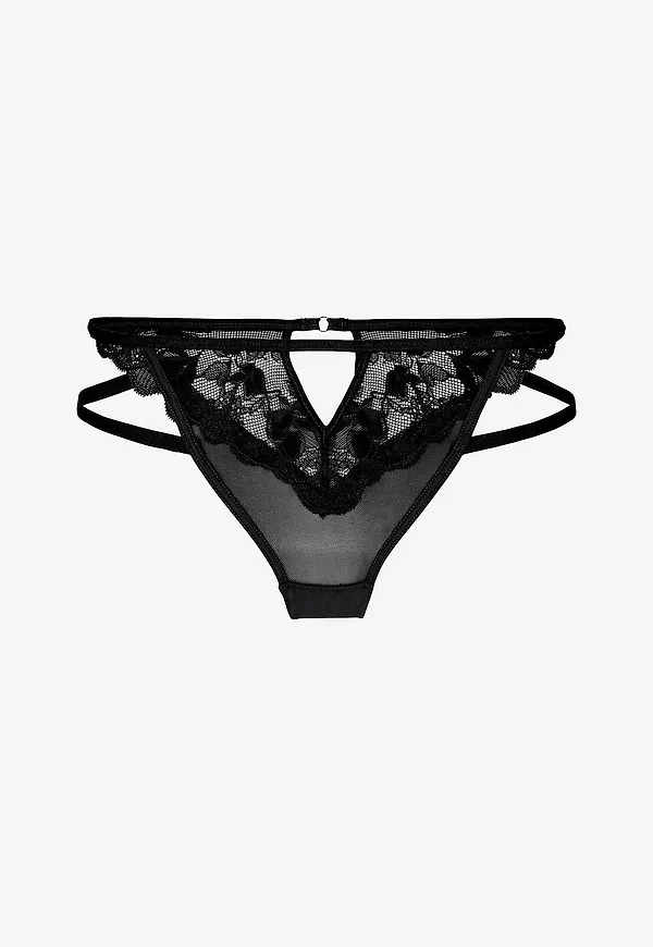 Hunkemöller - Stringtrosa Zara Cheekini - Svart