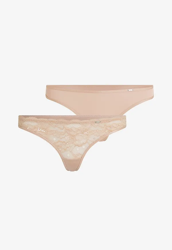 Hunkemöller - Stringtrosor Angie 2-pack - Beige