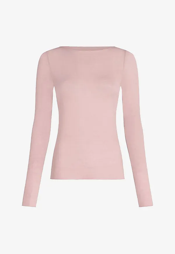 Hunkemöller - Pyjamastopp Top Ls Boatneck Intimates - Rosa