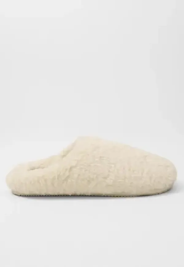 Hunkemöller - Vit - Lola Sheep Fake Fur Mule