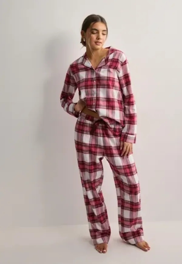 Hunkemöller - - Pj Ls Flannel Twill Check