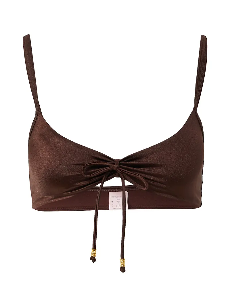 Hunkemöller Bikiniöverdel 'Cleo' mörkbrun