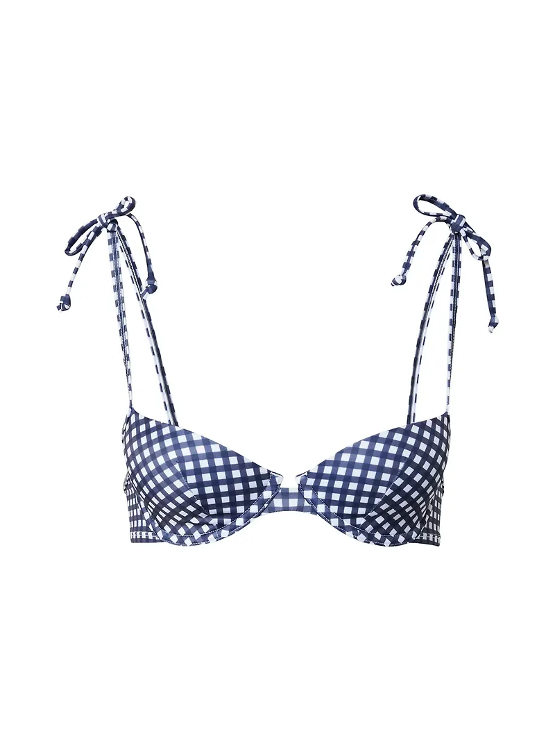 Hunkemöller Bikiniöverdel mörkblå / vit